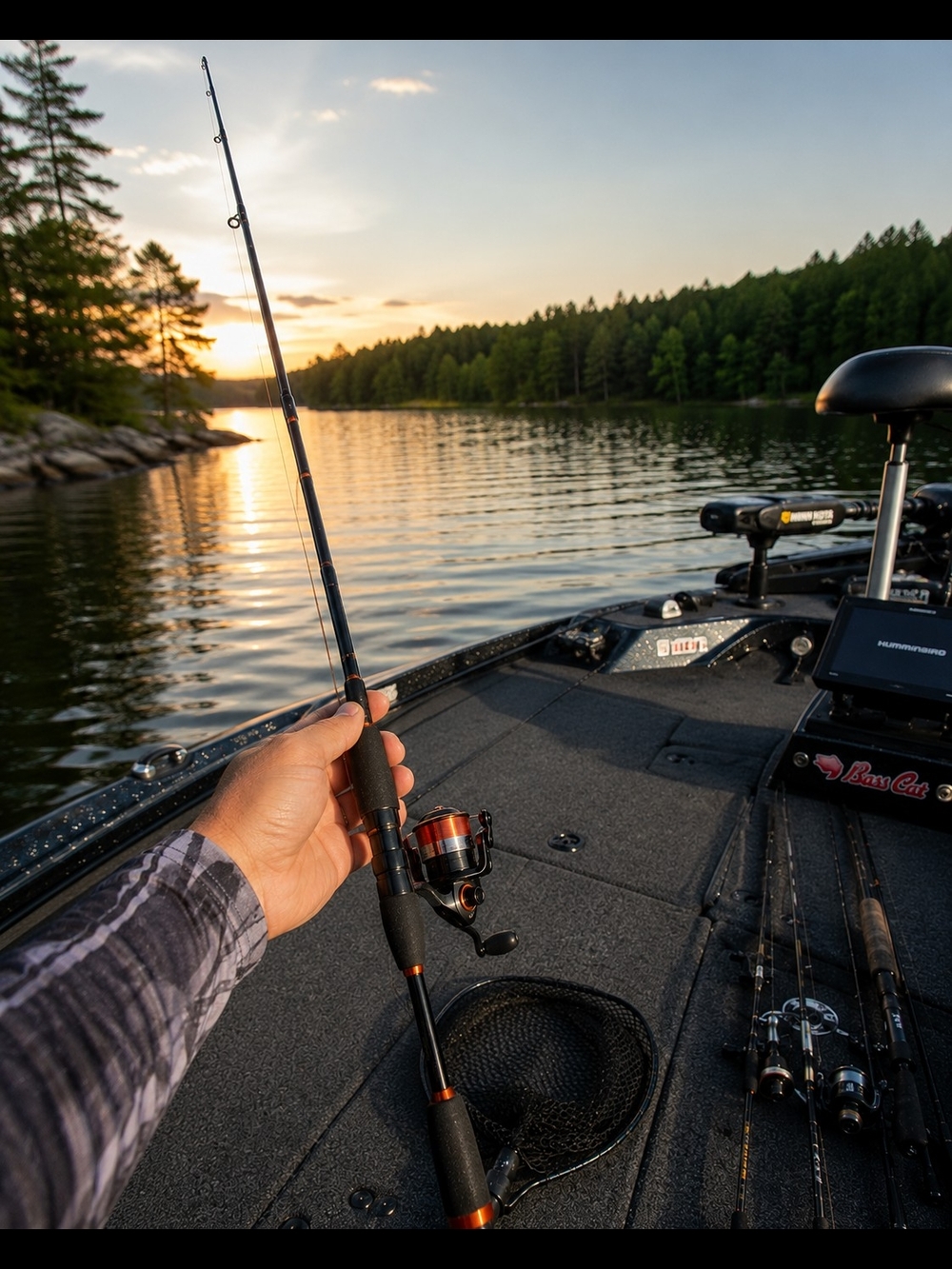 Spinning Fishing Rod and Reel  Red Wolf